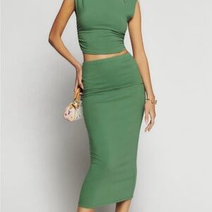 Reformation Foster Knit Two Piece. Size Medium. NWT